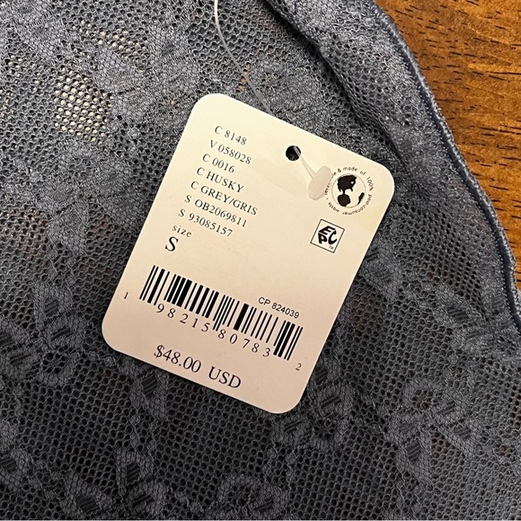 NWT FREE PEOPLE From Me To You Long Sleeve / Dusty Blue Grey Size Small - Picture 4 of 13